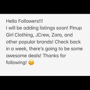 Dresses, pants, shoes and more!